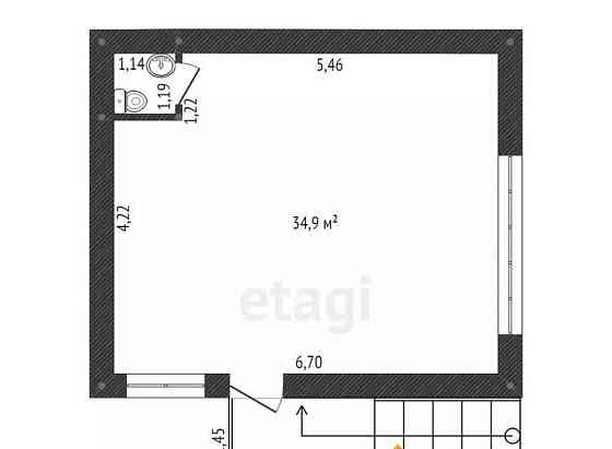 Офис, 36.2 м2 Уфа