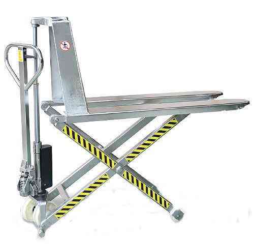 Гидравлическая тележка из нержавеющей стали Oxlift OXH-10STEEL Томск